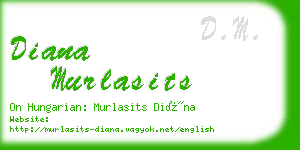 diana murlasits business card